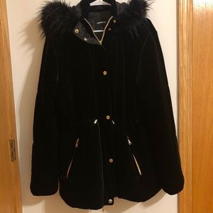 Velvet Puffer Coat/ Jacket from Express